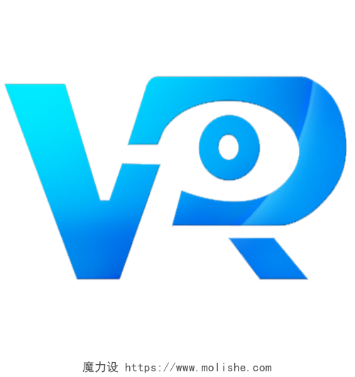   VR科技蓝色图标